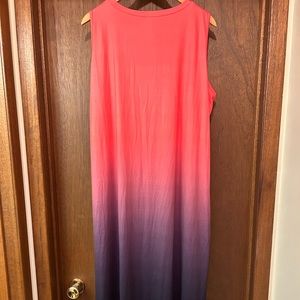 Womens Ombré maxi Dress,  Size 16